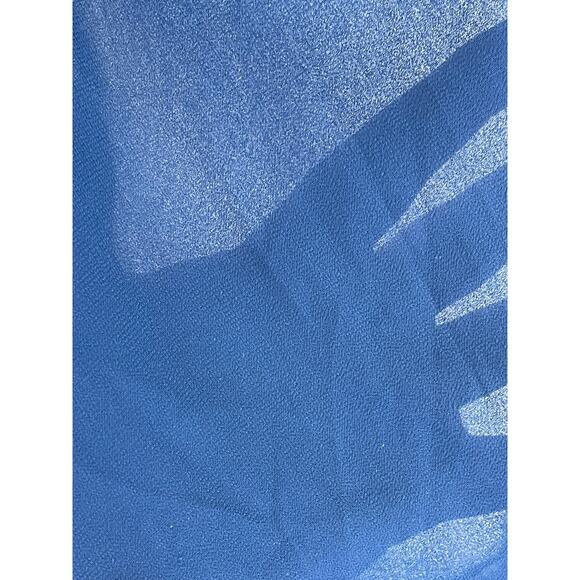 Abercrombie & Fitch long sleeve Babydoll mini dress in blue, size L, EUC - Picture 5 of 12